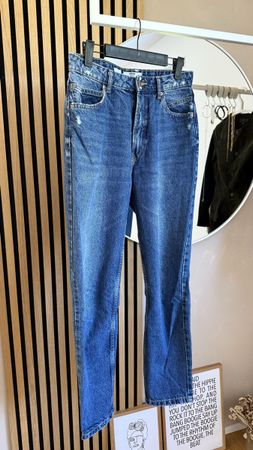Bershka Mom Jeans, Denim, Grösse 38
