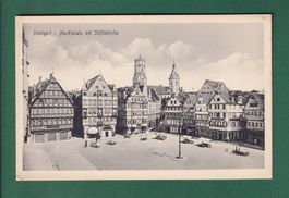 STUTTGART - Marktplatz - Stiftskirche