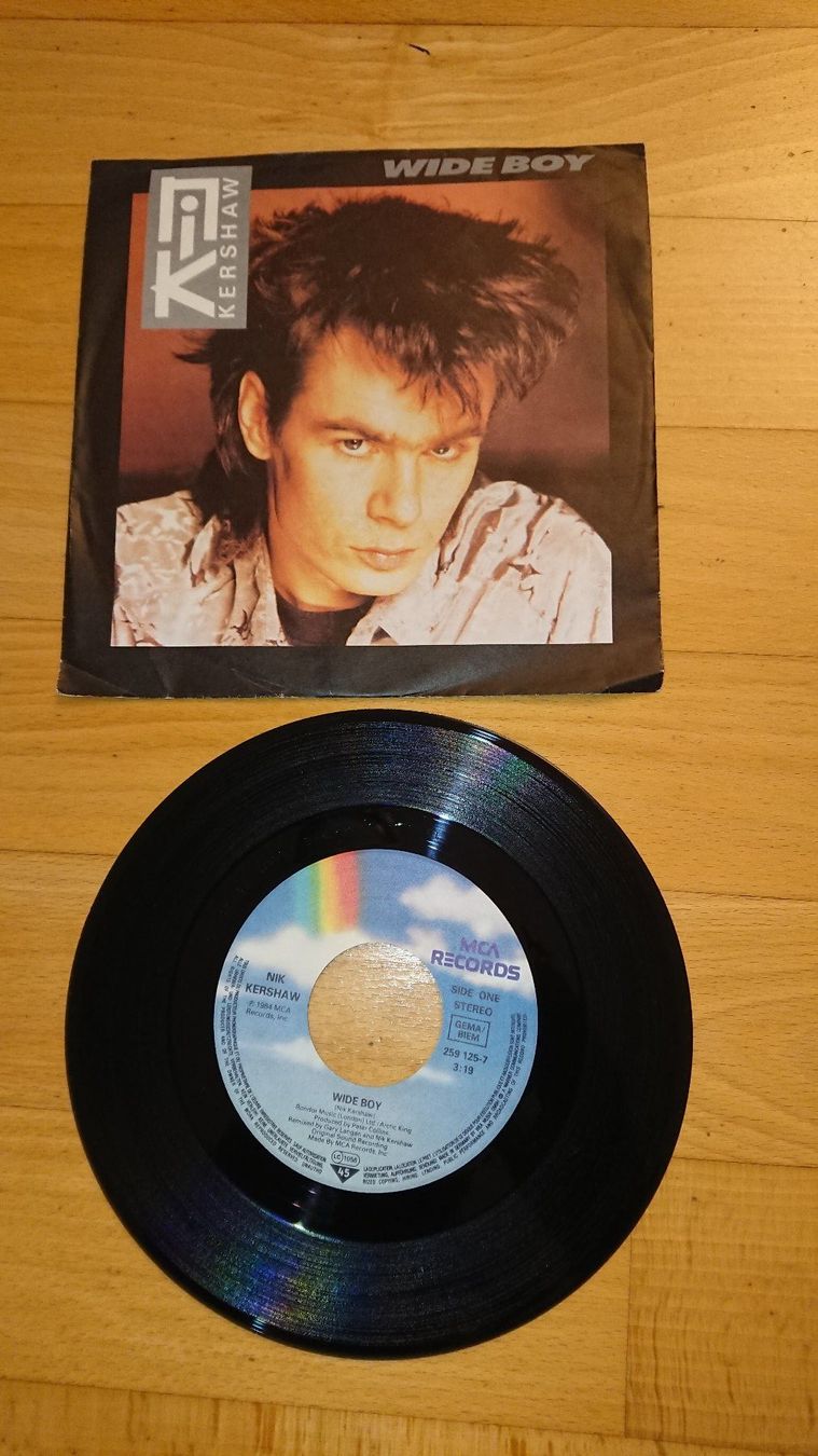 Dischi in vinile: Nik Kershaw - Wide Boy - Single 1984 – Usato da Egg b. Zürich venduto da orwell1984
