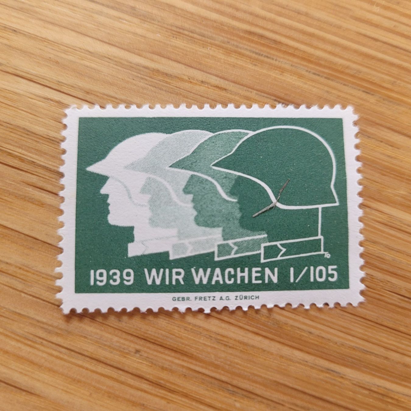 Alle Briefmarken: Soldaten Marke – Gebraucht aus Biel/Bienne von Destockweb