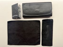 Chrome Hearts Brillenetui Leder Zubehör Set Original