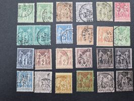 Briefmarken Frankreich (siehe Foto)