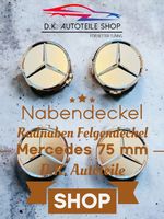 Mercedes 75mm Nabendeckel Radnaben Nabenkappen Felgendeckel