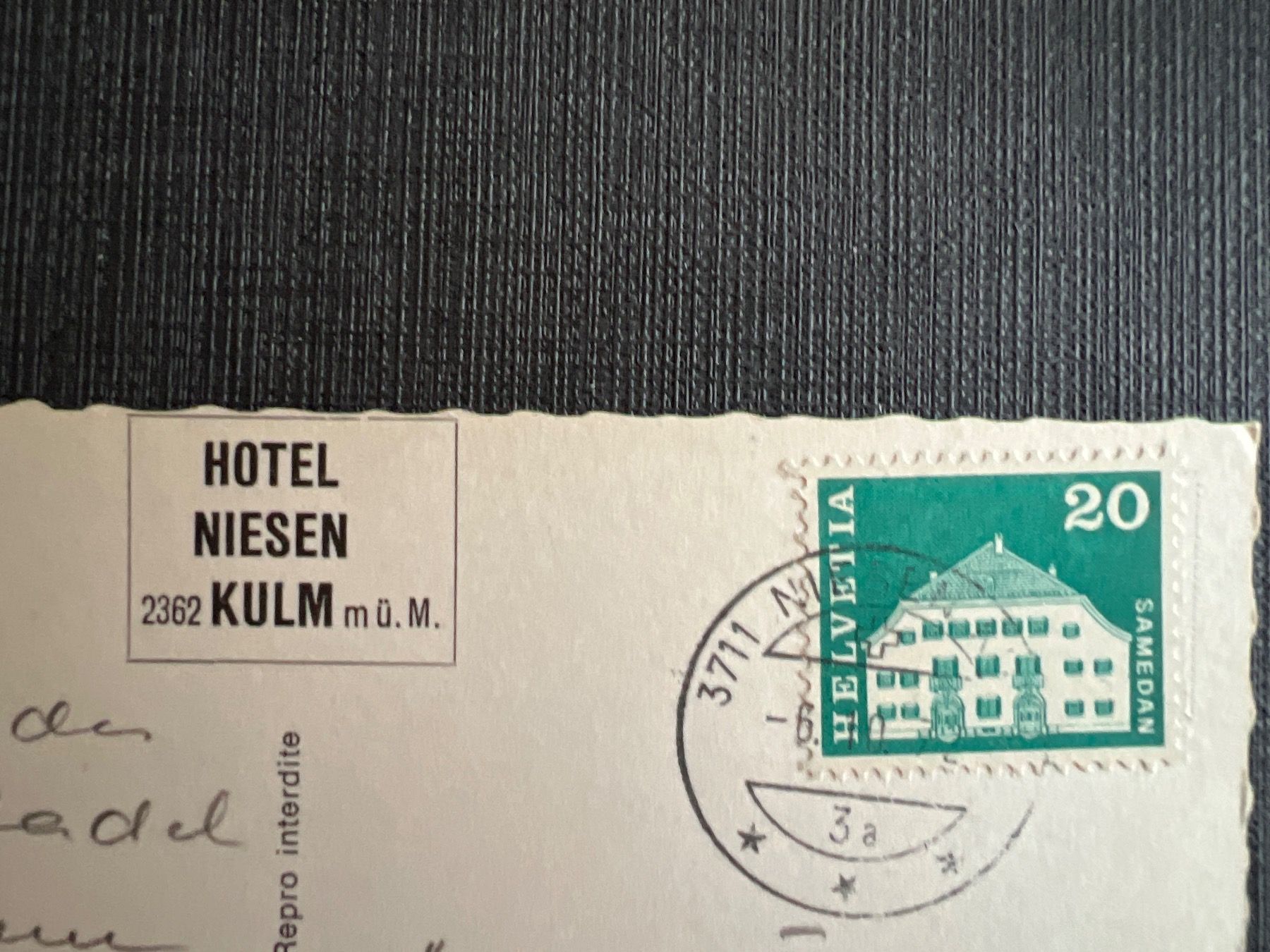Cartoline postali: Thunersee und die Pyramide des Niesen – Usato da Widnau venduto da Brusi9 1
