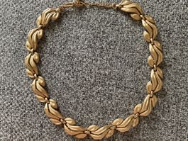 Vintage Trifari Halskette, Goldfarben, Top Zustand!