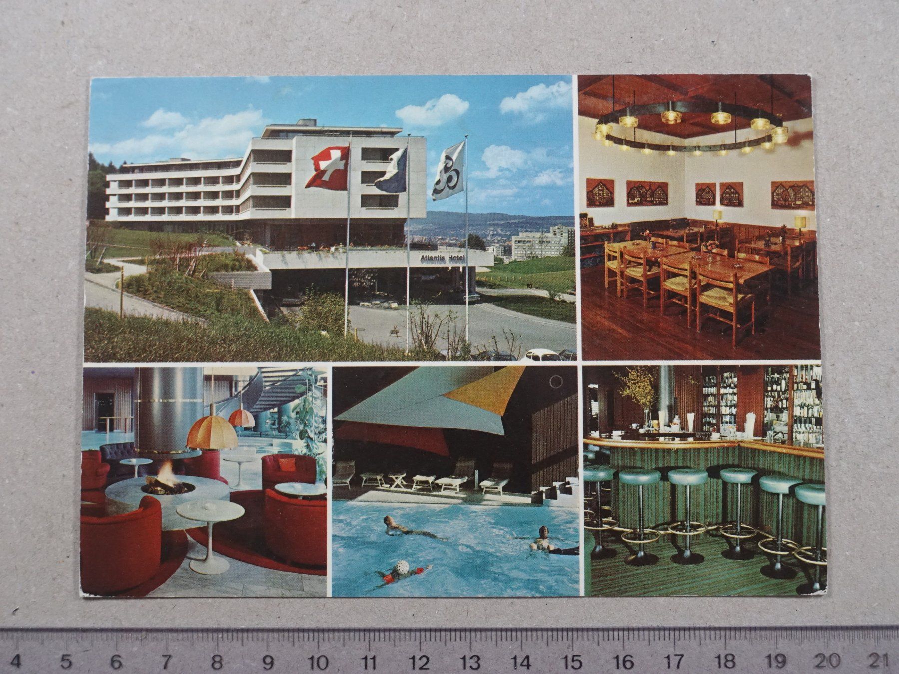 Cartoline postali: Zürich, Atlantis Hotel – Usato da Lenzburg venduto da fh1