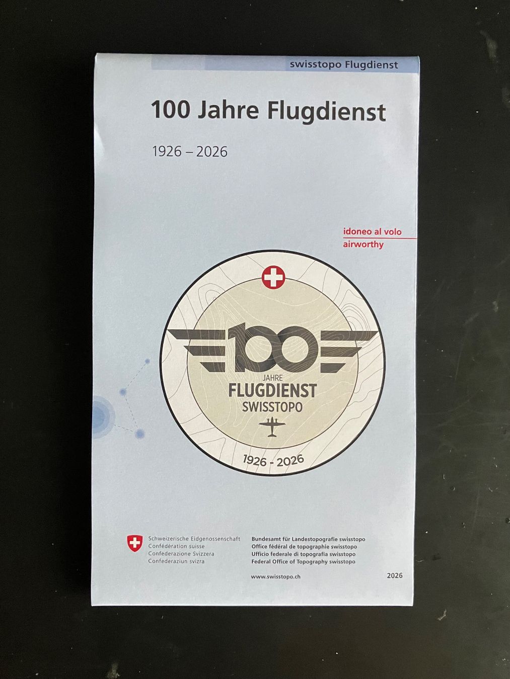 Landkarten & Atlanten: Jubiläums Fliegerkarte Swisstopo mit Schweizer Luftwaffe – Gebraucht aus Dübendorf von salvelinusalpinus 1