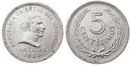 5 Centimos Uruguay 1953