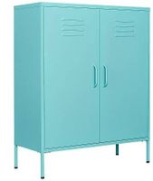 Kommode Metall KLAUS 80 x 101 cm türkis, OVP