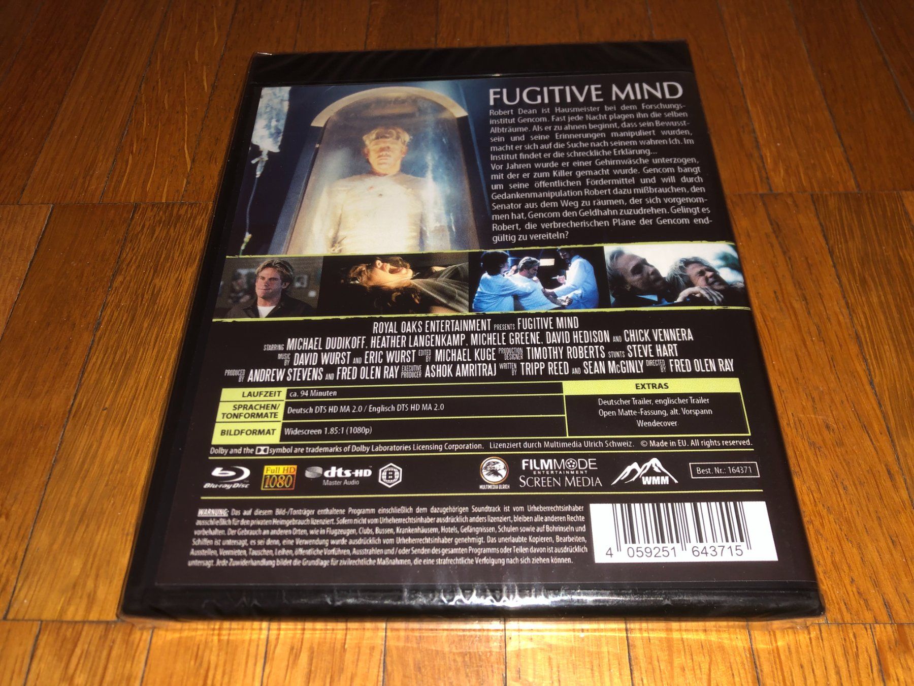 Tutti i DVDs: Fugitive Mind - BLU-RAY - UNCUT – Nuovo e nell'imballaggio originale da Basel venduto da havsok 1