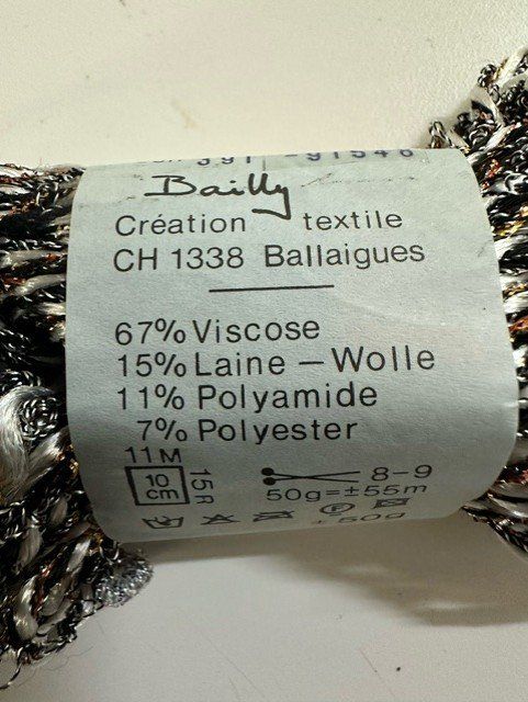 Lana: 7 X 50GR. WOLLE BAILLY – Nuovo (secondo la descrizione) da Ostermundigen venduto da wini63 2