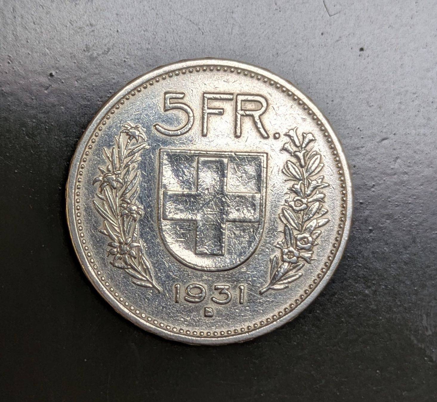Tutti le monete: 5 Fr. 1931 Silber – Usato da Zetzwil venduto da Spitz70