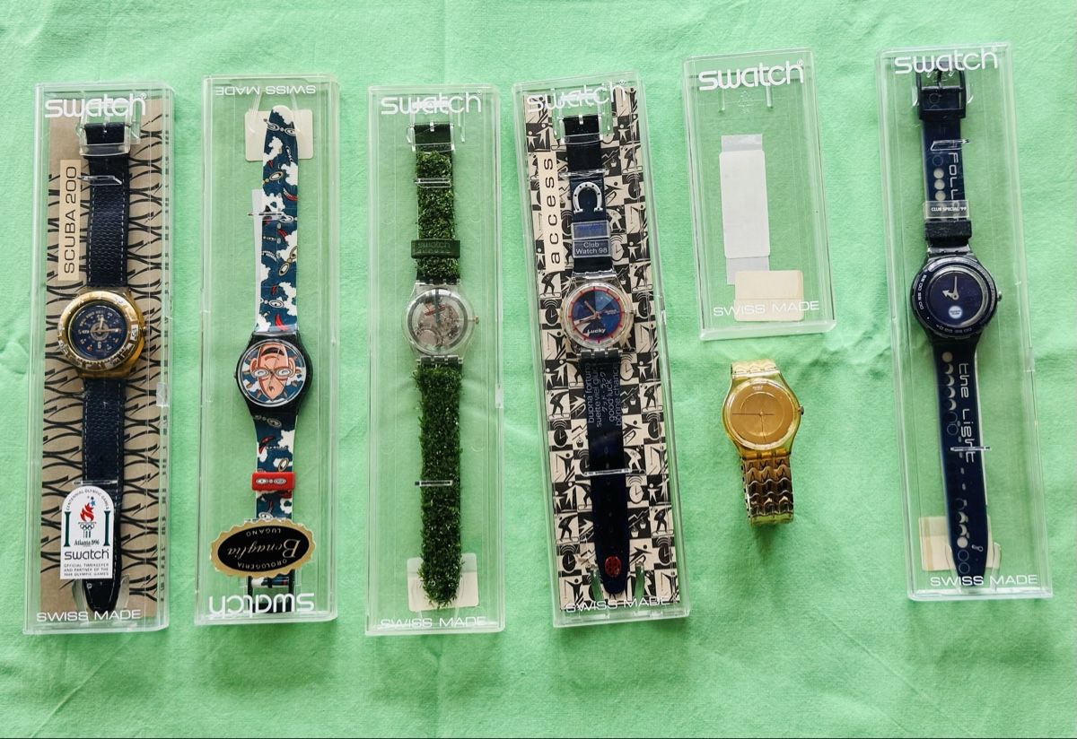 Collezione Swatch Vintage Anni '80-'90, nuovo/usato (Nuovo e nell