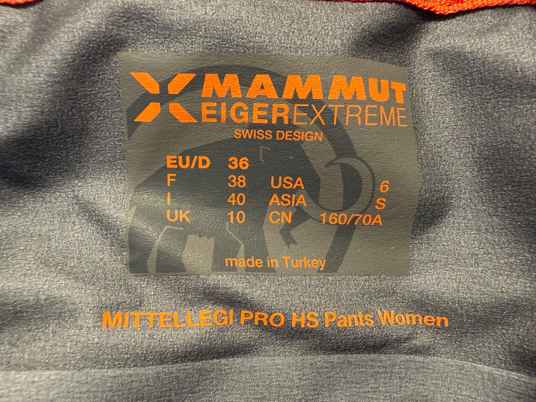 Mammut Pantaloni: Mammut Eiger Extrem Gore-Tex Pro Hardshellhose Damen Gr. 36 – Nuovo (secondo la descrizione) da Stäfa venduto da Bibi2 1