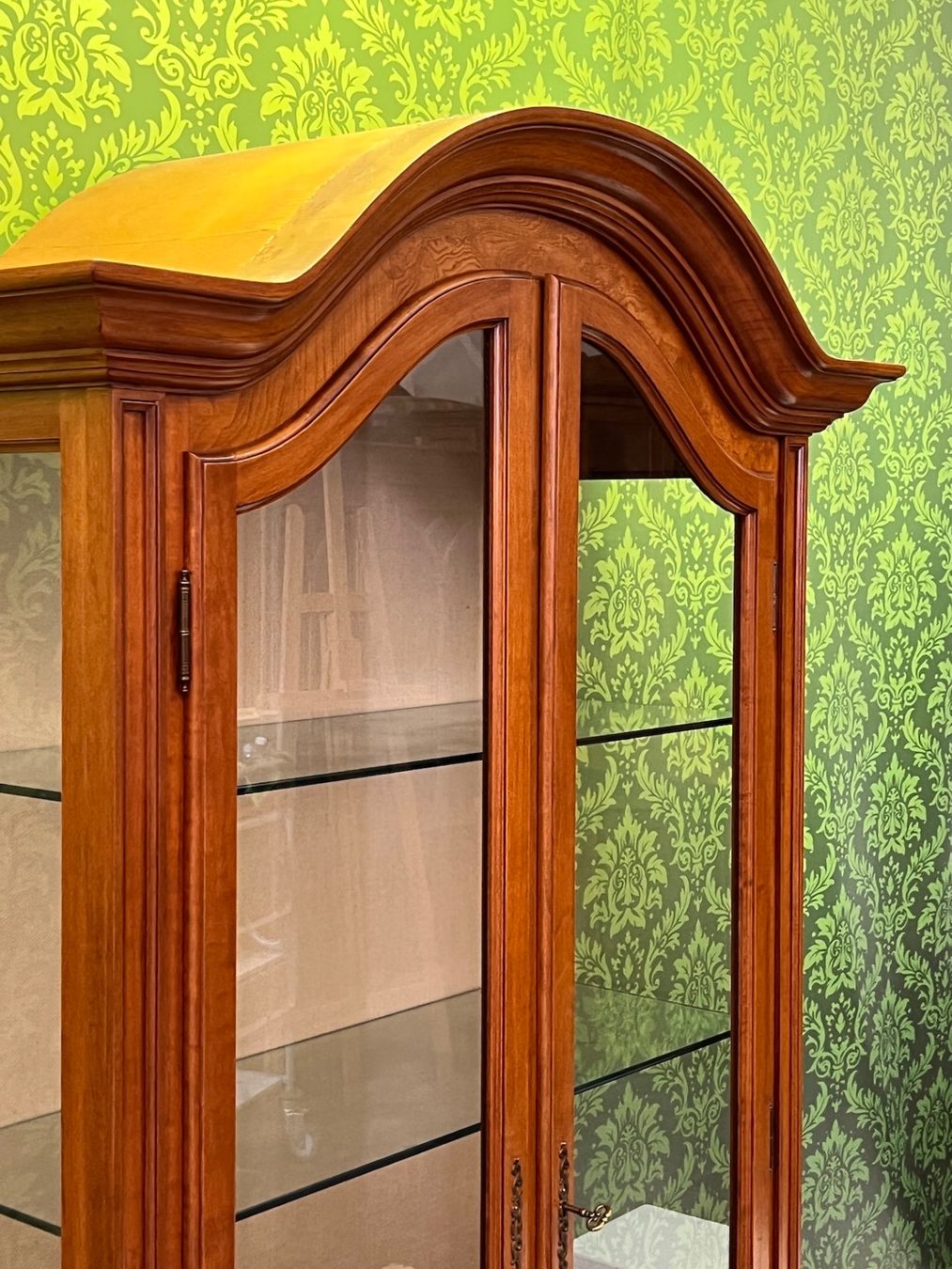 Vetrine: Biedermeier Vitrine Kirschbaum Barock Gründerzeit SELVA – Usato da Gemünden venduto da GEUENWALD 5