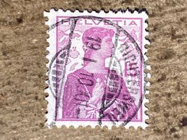 Schweiz 1910 Helvetia 15 Vollstempel RICHTERSWEIL 19.I.10