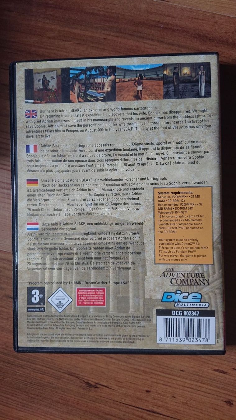 Giochi: PC-Spiel Pompei – Usato da Gelterkinden venduto da martinom 1