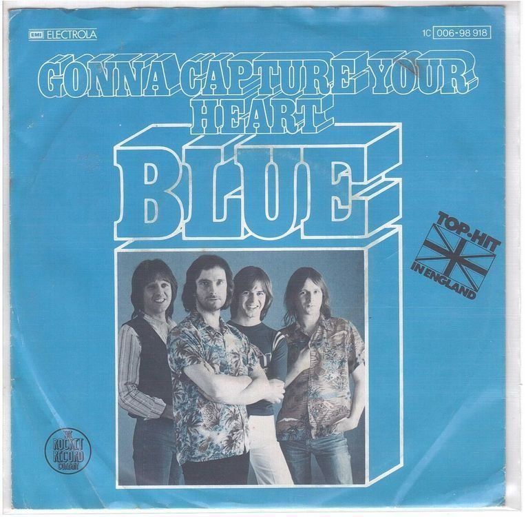 Dischi in vinile: Blue  --  Gonna capture your heart  Single7 – Usato da Rheinau venduto da thealbum