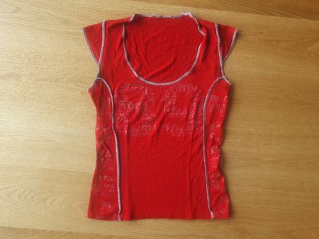 Top mit Glitzer Gr. XS/S