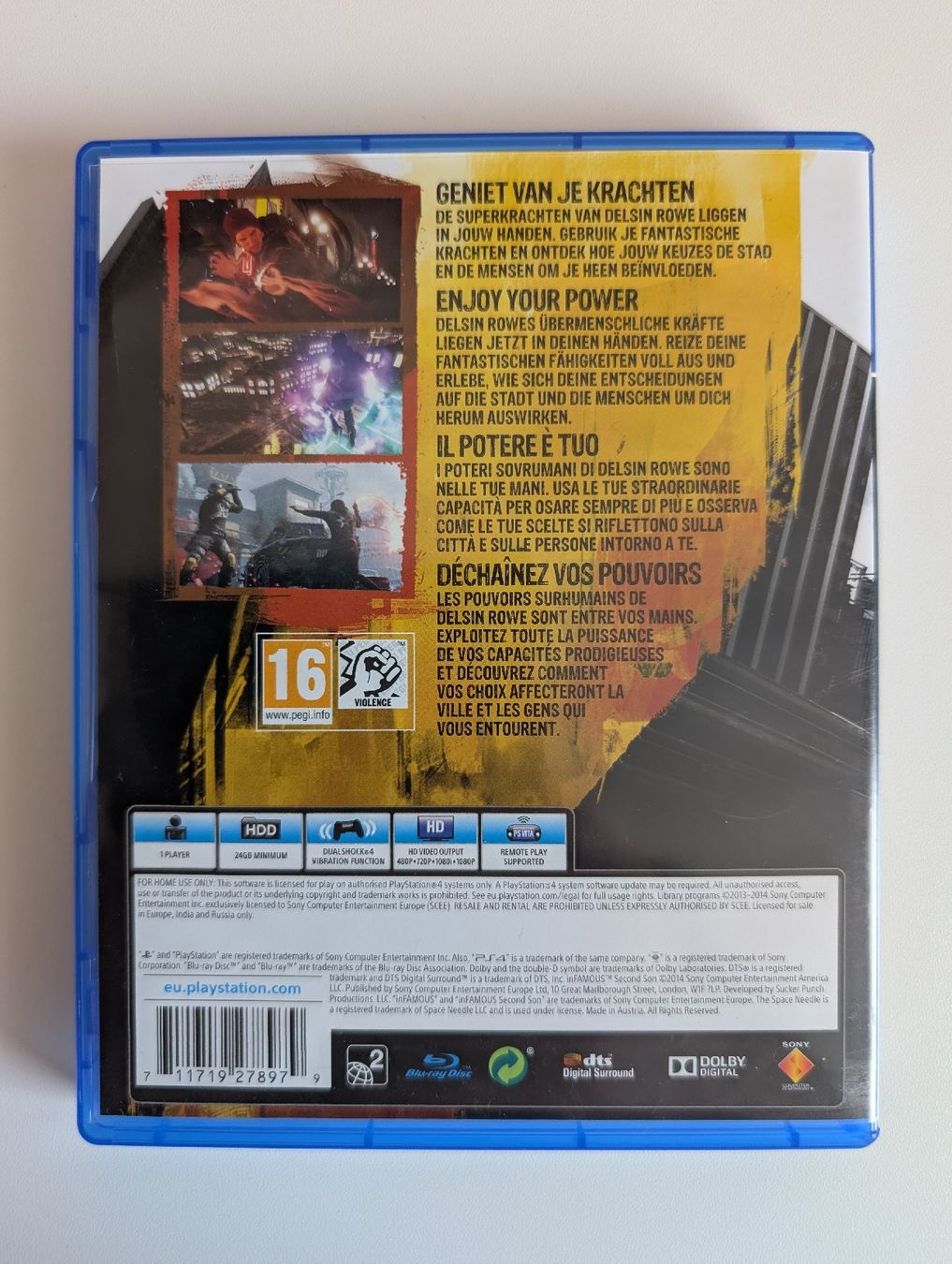 Jeux: INFAMOUS SECOND SON (PS4) – Neuf (Voir description) à Obernau par MABU9 1