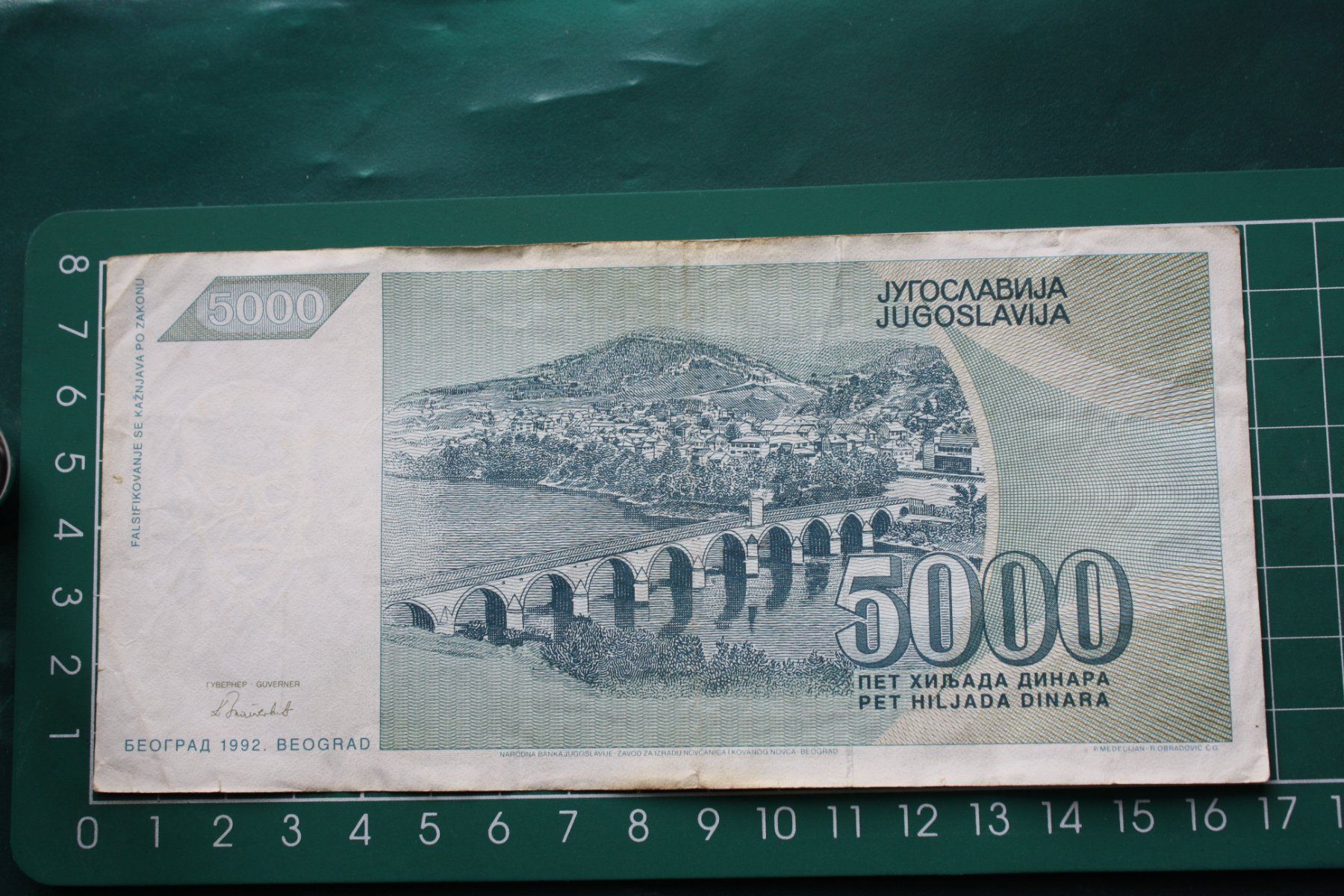 Banconote: currency banknote jugoslavija 5000 dinara 1992 – Usato da Laupen BE venduto da Gufi57 1