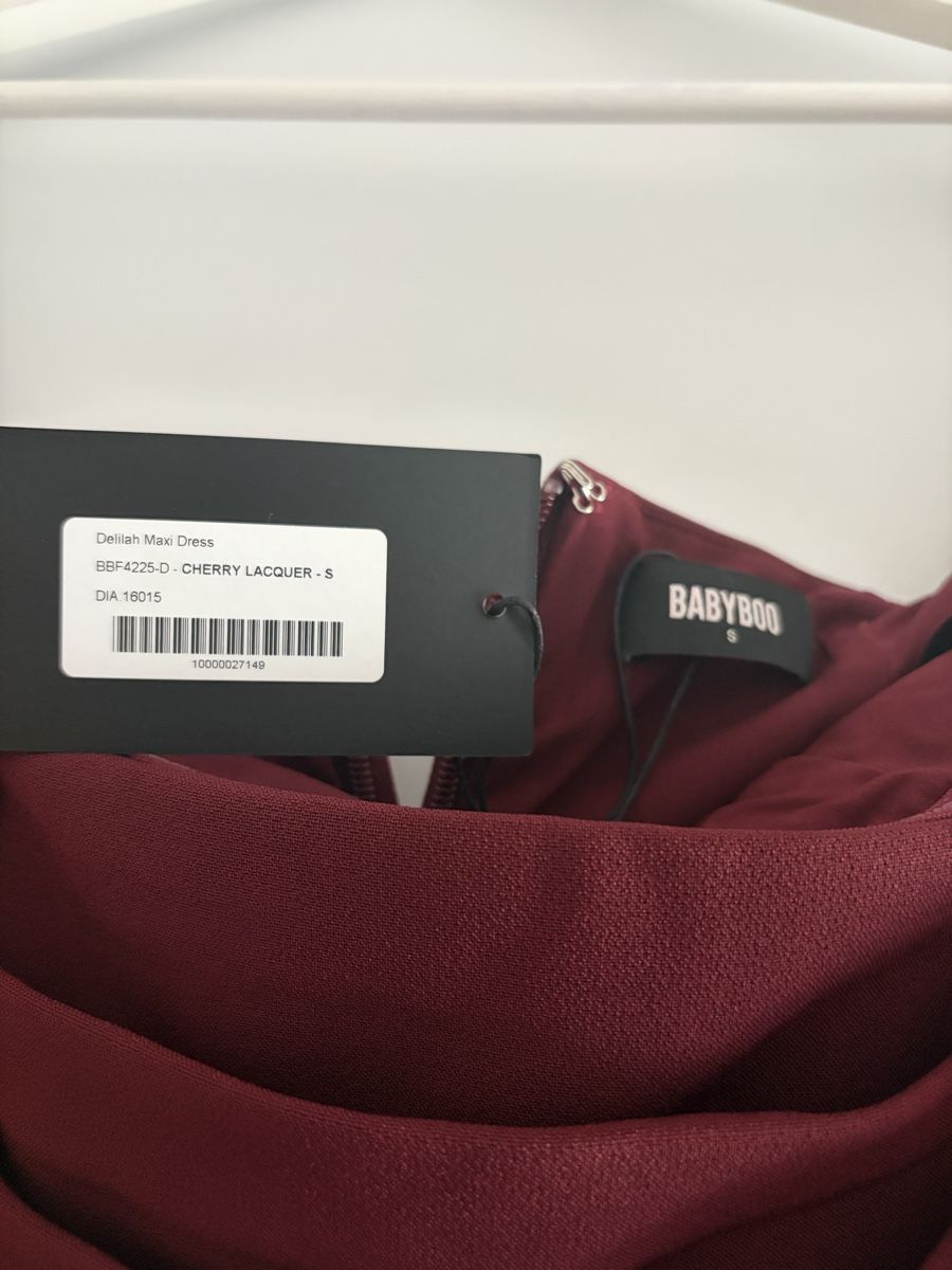 Vestiti: Delilah Maxi Dress - Cherry Lacquer - S – Nuovo e nell'imballaggio originale da Rorschach venduto da see_5psw 4