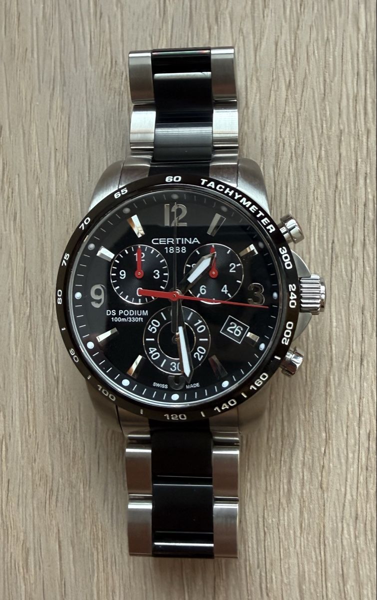 Certina Orologi: Certina DS Podium Big Size Chronograph – Usato da Kerzers venduto da Bebek1