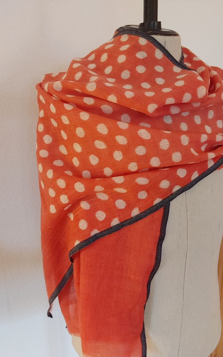 Foulard & Sciarpe: Schal Tuch Wolle orange – Usato da Köniz venduto da scopello12