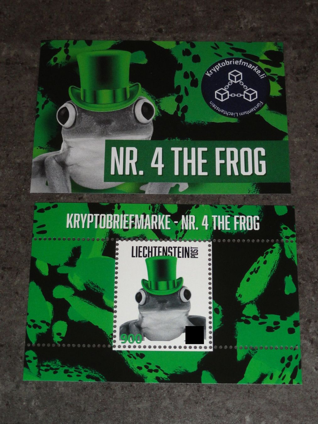 Alle Briefmarken: postfrische CRYPTO NR. 4 FROG Liechtensteinische Post GELB – Neu (gemäss Beschreibung) aus Dagmersellen von dribbeldrago10 1