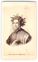 Fotografie italienischer Dichter Dante A