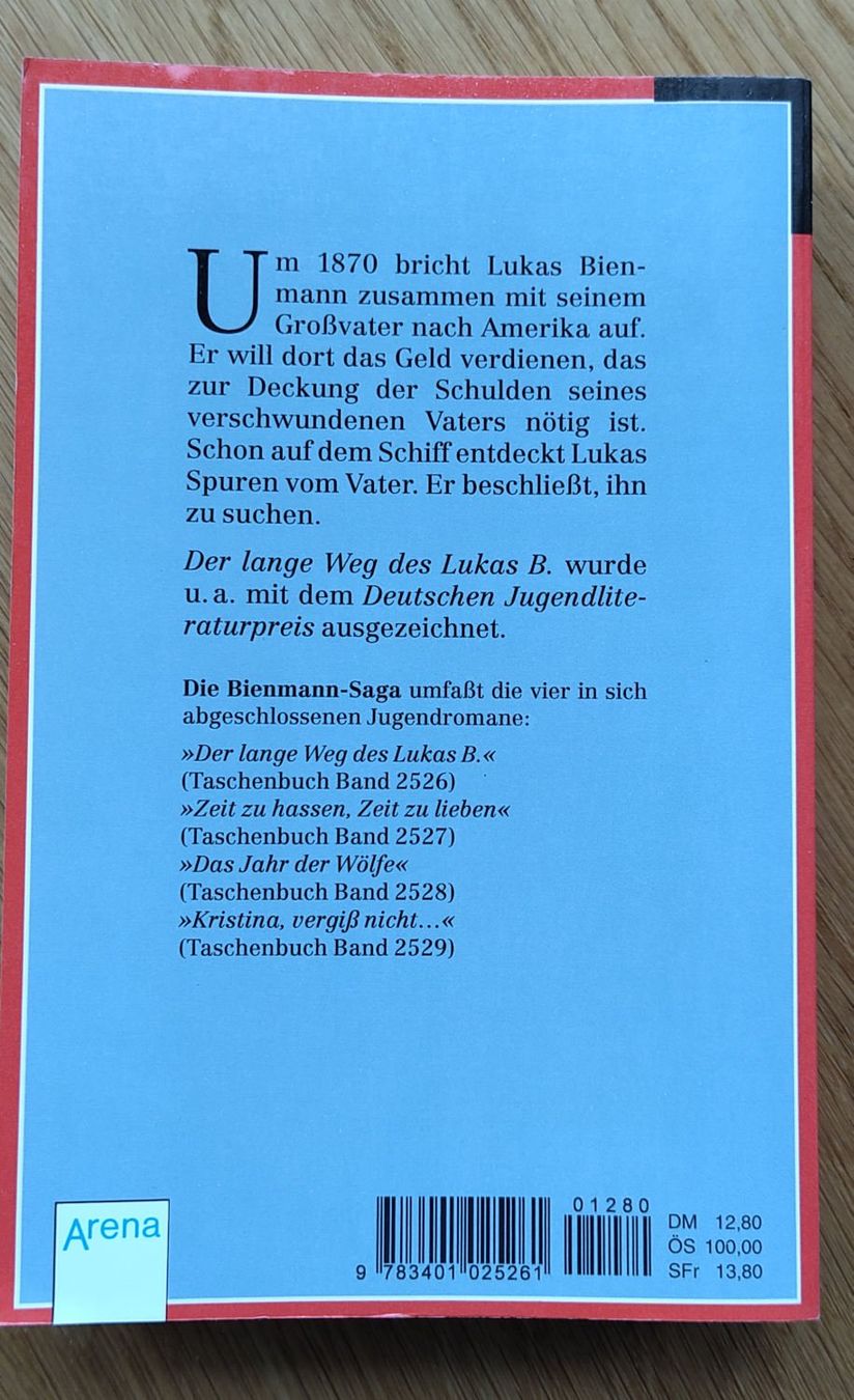 Libri: Der lange Weg des Lukas B. – Usato da Zürich venduto da kba_579s 1