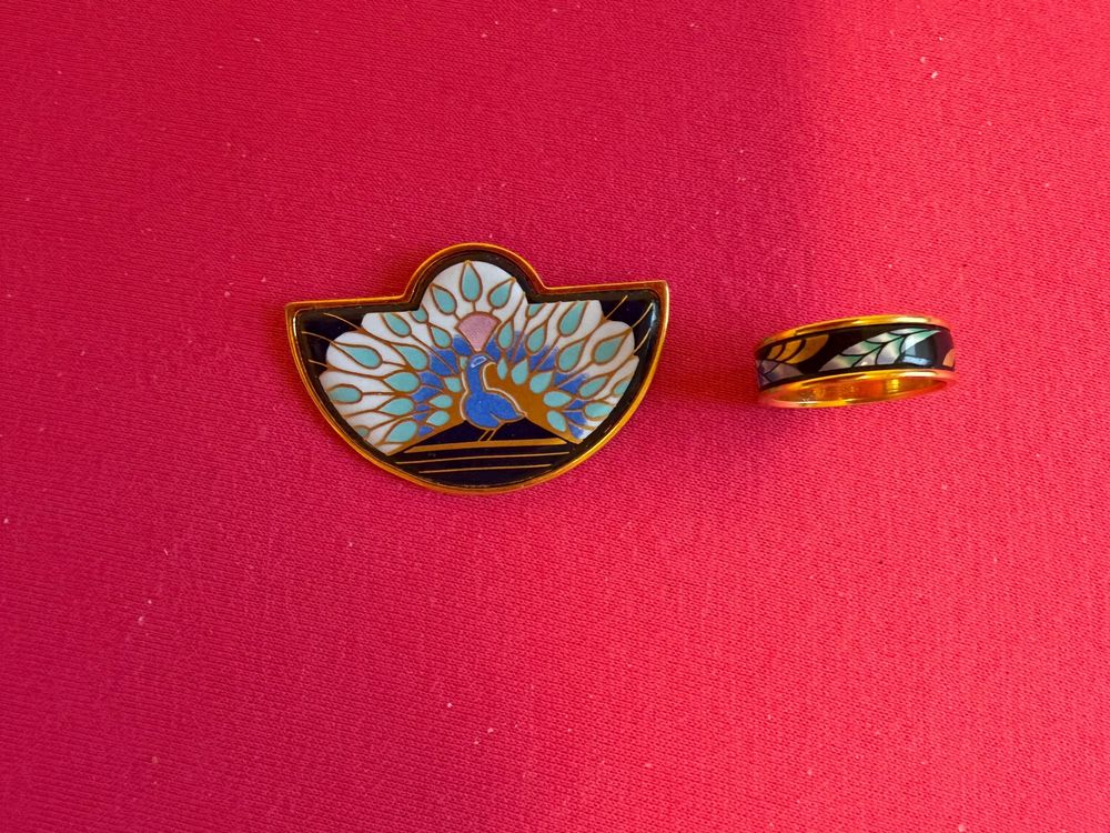 Michaela Frey Wien Schmuckset Pfau Anhänger & Ring (Gebraucht) in ...