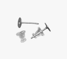 Clou boucle d’oreille à plaque & Clutch Ohrstecker Platte