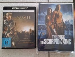 Die Mumie Trilogie + Scorpion King Mediabook 4K UHDs