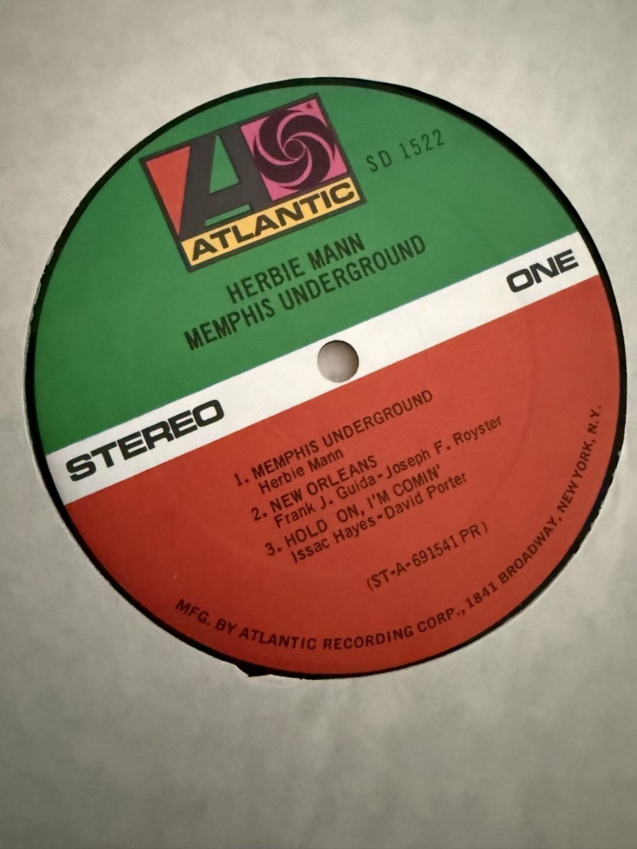 Dischi in vinile: Herbie Mann - Memphis Underground - Vinyl Schallplatte – Usato da Goldach venduto da Messerguru 4