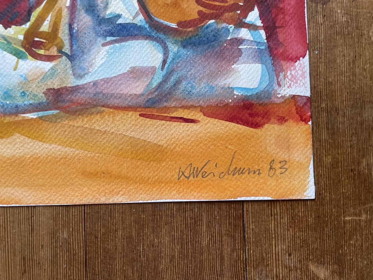 Tableaux: Hans Weidmann Aquarell – D'occasion à Frenkendorf par lau_8fff 1