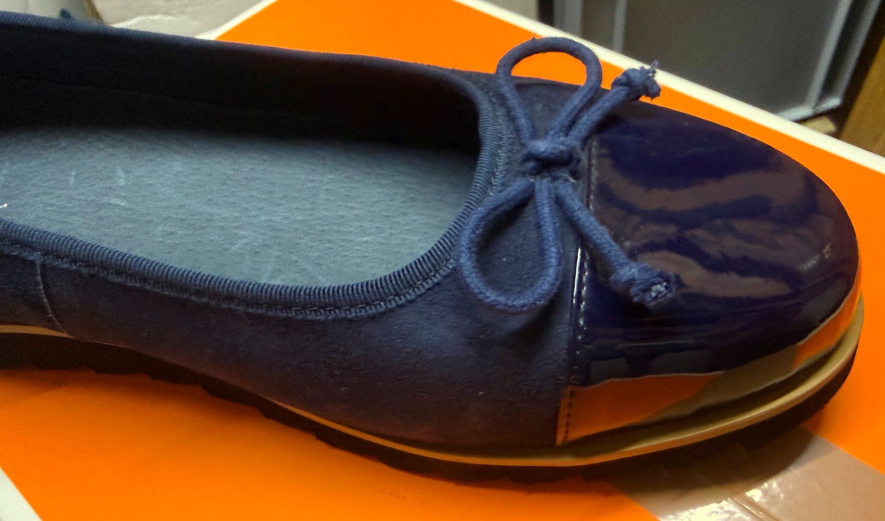 Meindl Scarpe da donna: Ulla Popken Ballarina blau 43 – Nuovo e nell'imballaggio originale da Lodrino venduto da mediwell