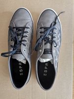 Esprit Sneaker Gr. 40 grau Leo-Muster | guter Zustand