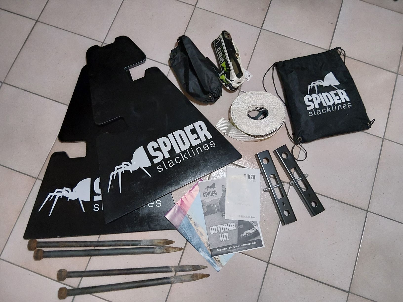 Slackline: Spider Slack Line Outdoor Kit – Usato da Grolley venduto da Montana78