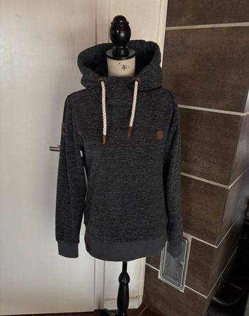 Naketano Fleecepullover schwarz Damen L