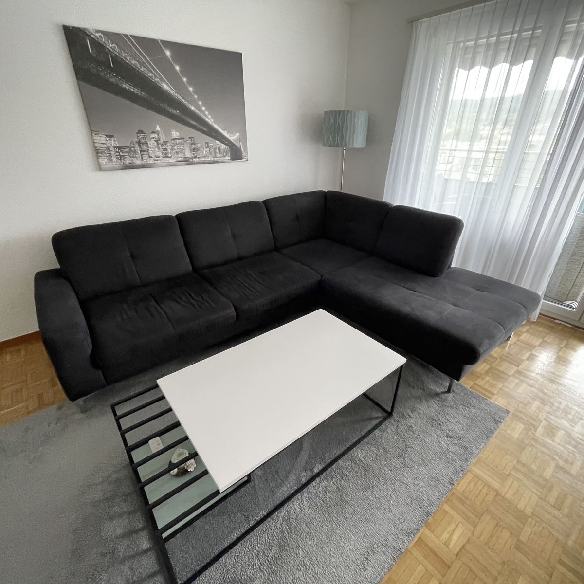 Divani: Gemütliches Ecksofa, Grau – Usato da Oftringen venduto da Box2 1