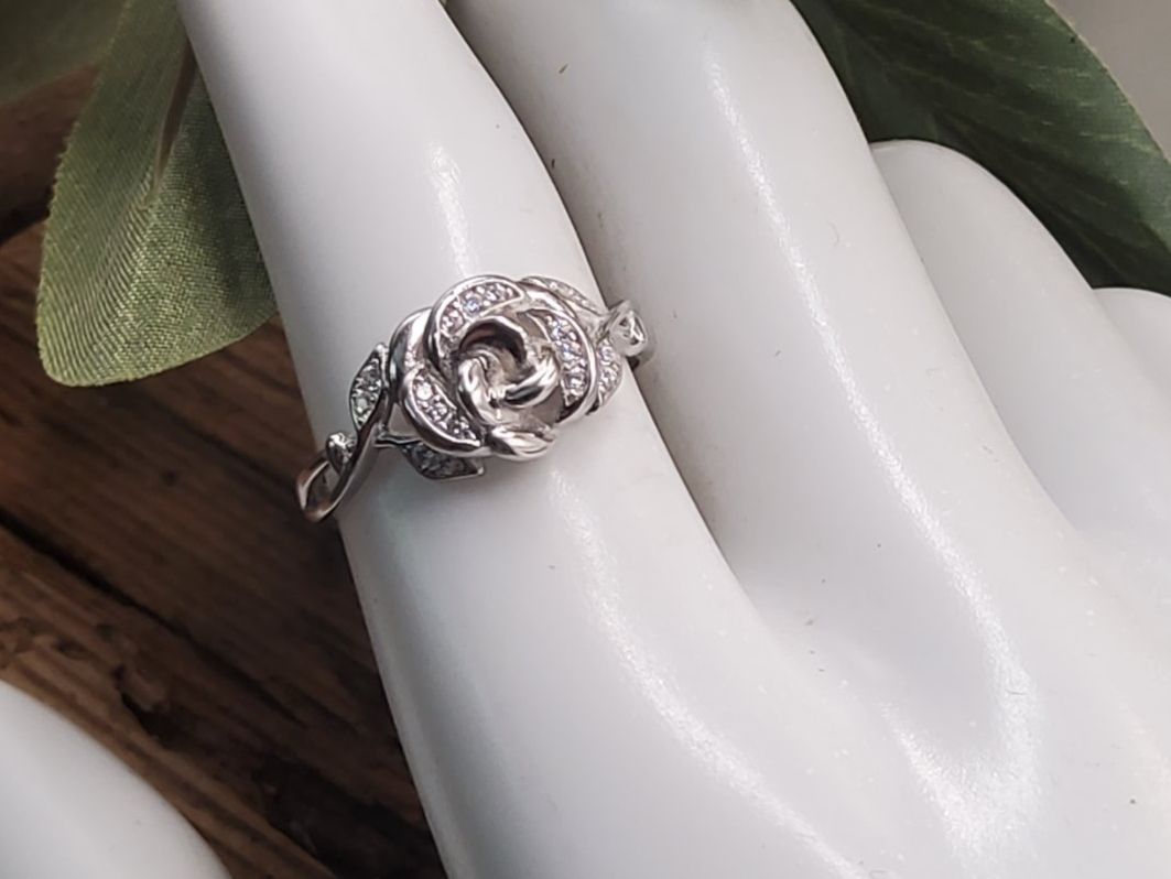 Ringe: Silber Ring im speziellen Rosendesign Gr.56 – Neu (gemäss Beschreibung) aus Luzern von S.Kern01 1