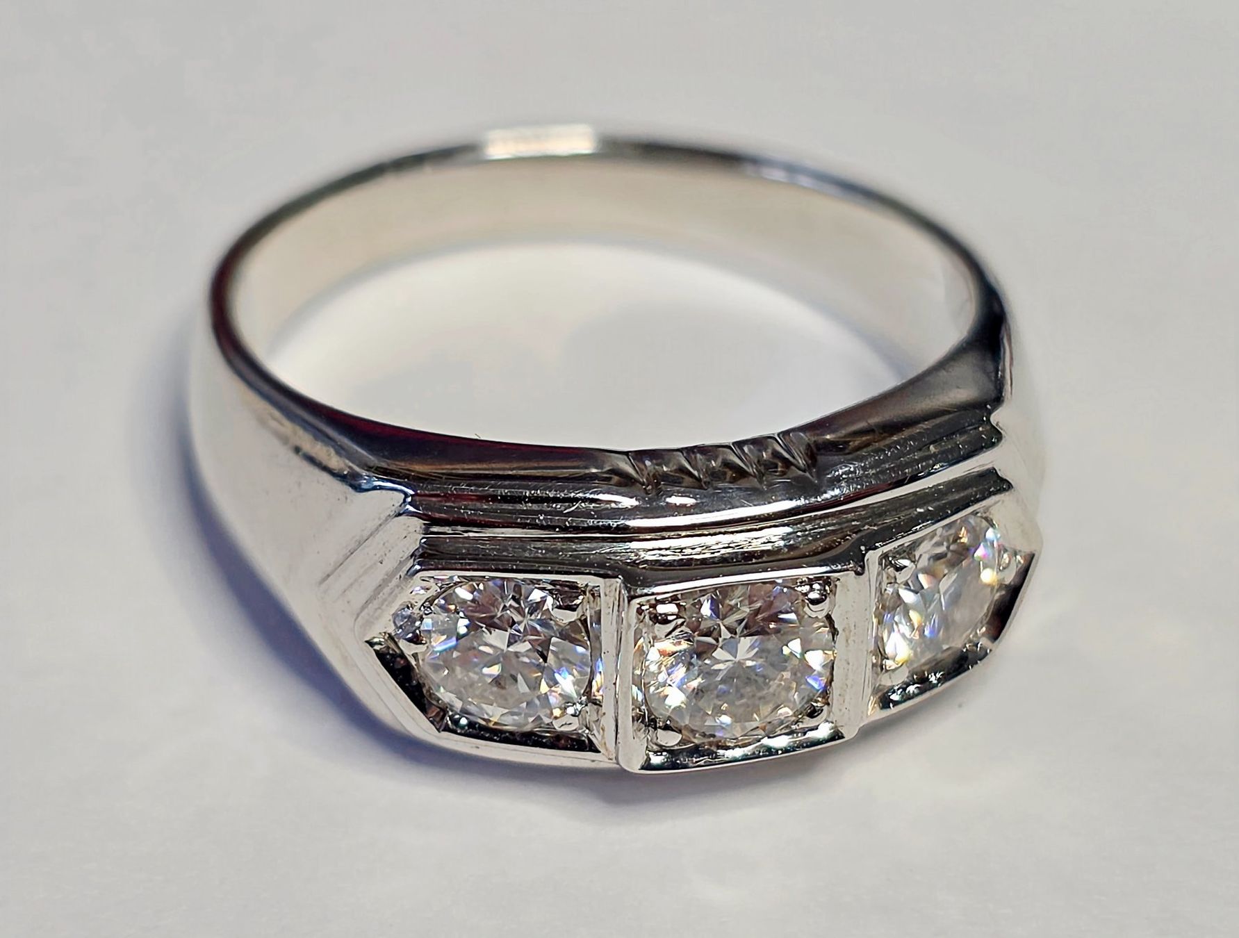 Anelli: Moissanite Fingerring – Nuovo (secondo la descrizione) da Zürich venduto da ben_mn5h 1