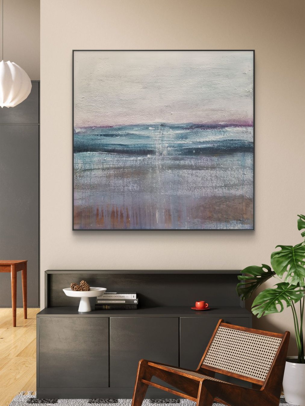 Gemälde: Originales abstraktes Bild 80x80cm – Neu (gemäss Beschreibung) aus Urdorf von Contra8 5