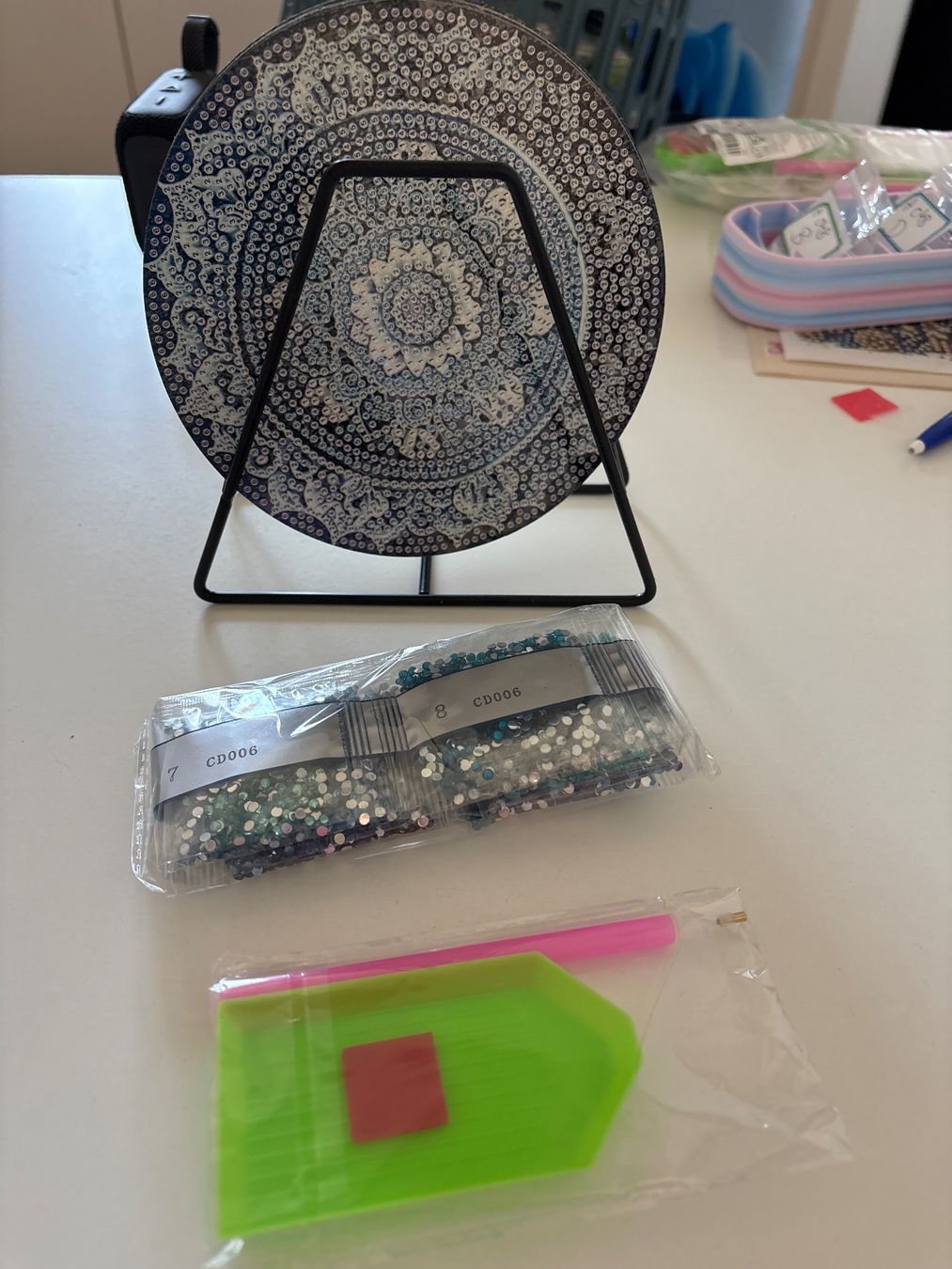 Bastelsets: Untersetzer Diamond Paiting – Neu (gemäss Beschreibung) aus Amriswil von SCHLOSSGEISTLI 2