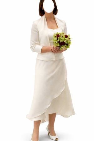 BRAUTKLEID ABENDKLEID Gr 36-38 Elfbein - Seide Made in Italy
