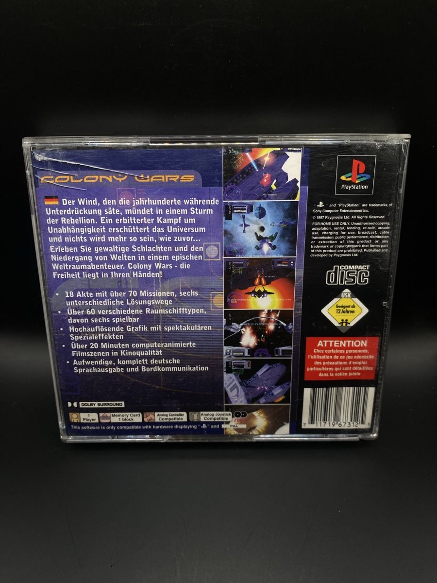 Giochi: Colony Wars PS1 PAL Komplett CIB – Usato da Kirchberg BE venduto da swiss_slab 1