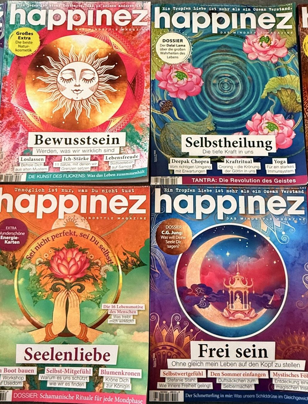 Riviste & Magazine: 10 x Happinez Journale 22 - 25 – Usato da Lommis venduto da manmarmi 2