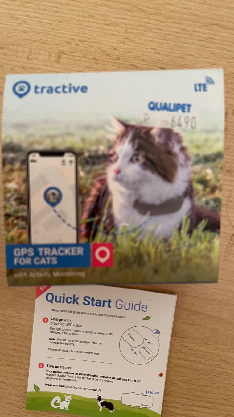 Garmin Sonstiges Tierzubehör: TRACTIVE GPS TRACKER FOR CATS LTE Neu/NP65CHF – Neu (gemäss Beschreibung) aus Kölliken von Hap-7 2