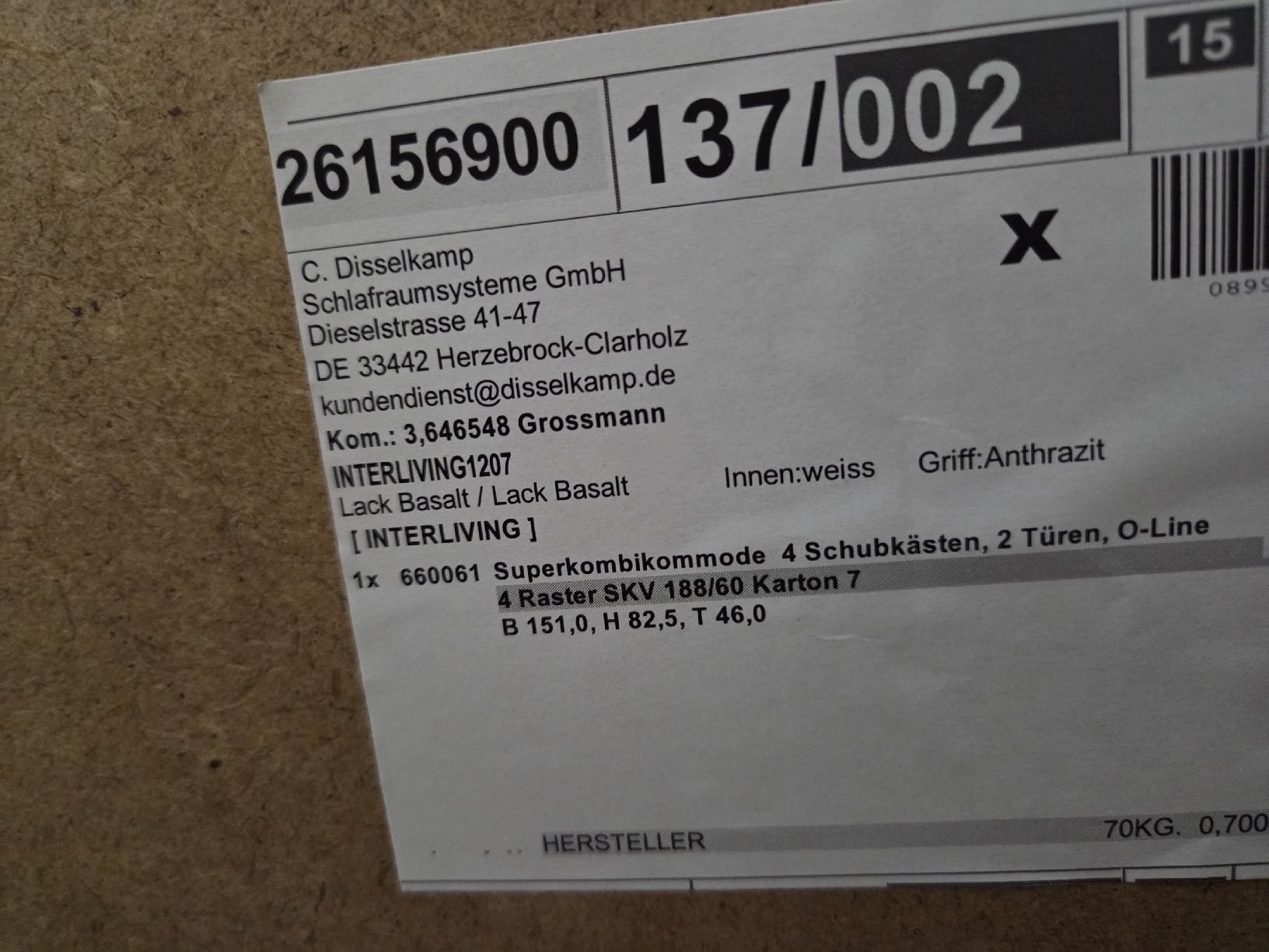 Cassettiere: Kommode Melissa von Interliving – Difettoso da Oberhasli venduto da General-Dealer 6
